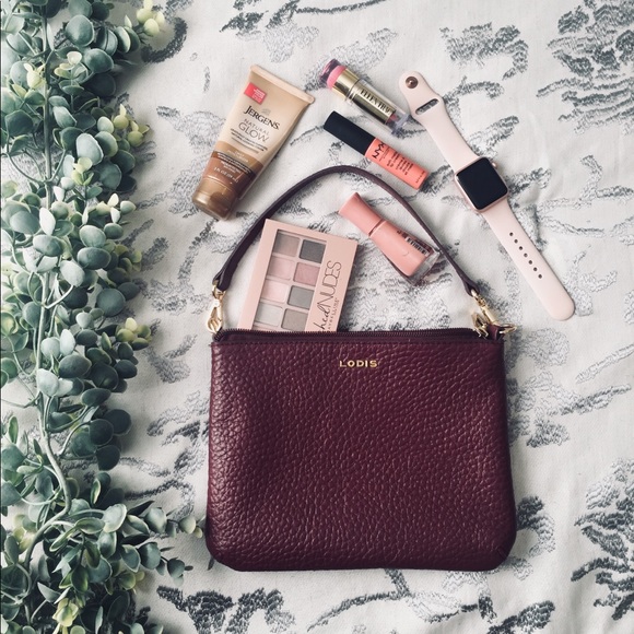 Lodis Handbags - LODIS ~ Burgundy Wristlet